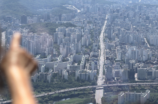 서울 시내 아파트 단지 모습. 연합뉴스 제공.